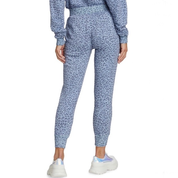 NEW N:PHILANTHROPY BLUE LEOPARD PRINT JOGGERS - Picture 7 of 10